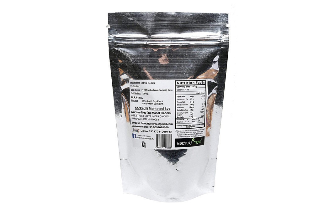 Nurture Tree Chia Seeds    Pack  250 grams
